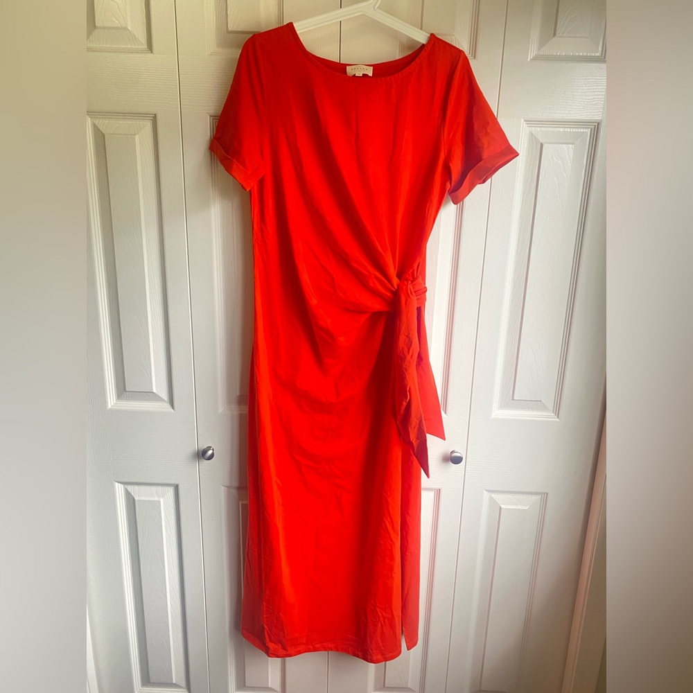Sézane Pippa Knot-Waist Short Sleeve Dress - Picture 4 of 12